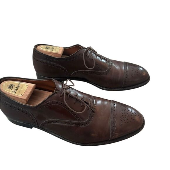 Alden Dress Shoes 913 Straight Tip Inner Vane Color Brown US 12 A/C - Picture 3 of 10